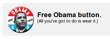 Free Obama Button