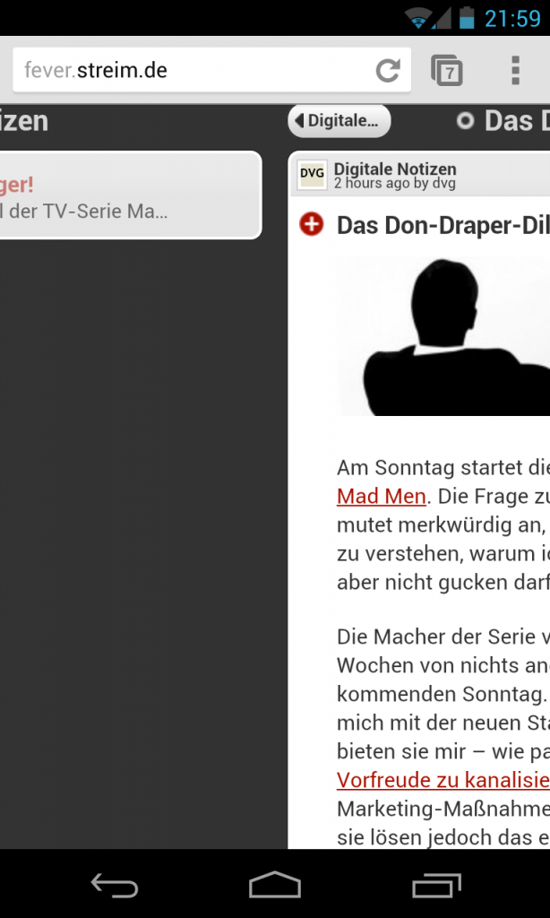 Defekte Grafik bei Fever